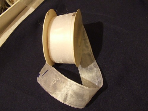 Nastro organza tubolare - in,