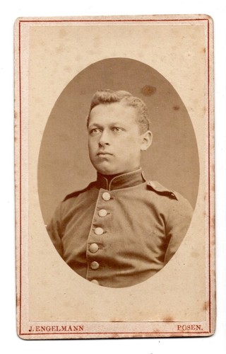 Cdv foto soldato - cdv, uniforme