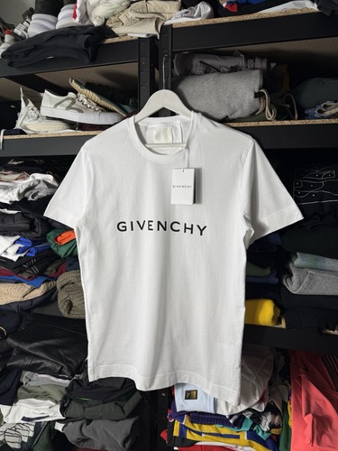Shirt givenchy logo bianca - logo,