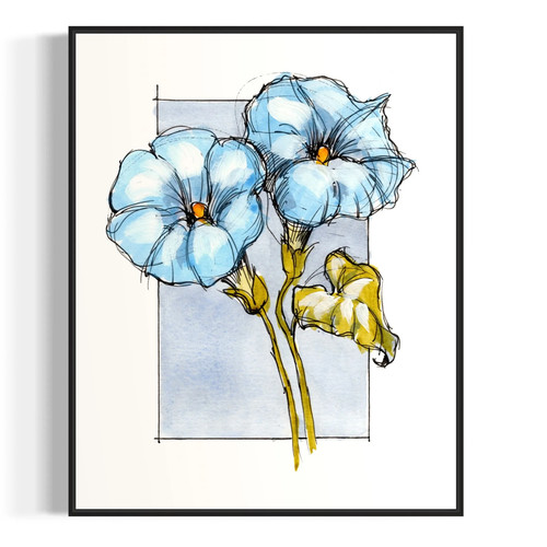 Stampa artistica morning glory - stampa,