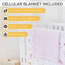 kit Biancheria da Letto per Culla Bambina