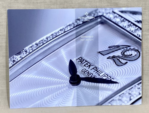 Patek philippe booklet - booklet, 4972/1