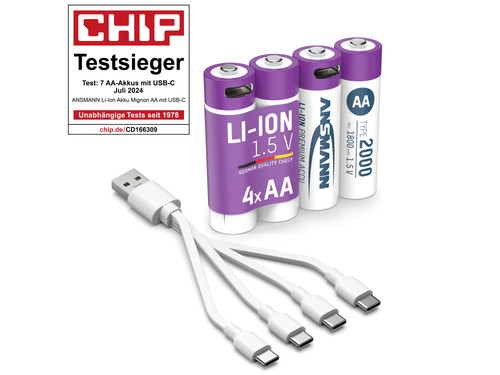Ansmann batteria agli - batteria, di