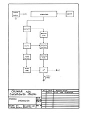 CRUMAR ORGANIZER Service Manual Schematic Diagram 1st & 2nd ver. Schema 1974 PDF