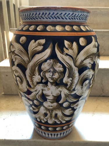 Vaso giarra ceramica maiolica - vaso,