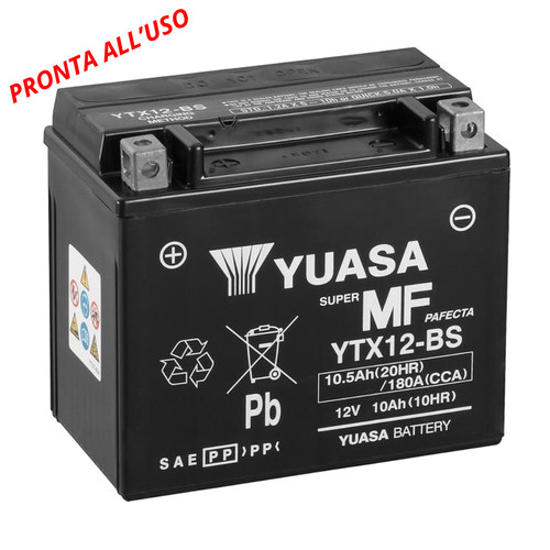 Batteria yuasa ytx12 12v - batteria, ytx12-bs