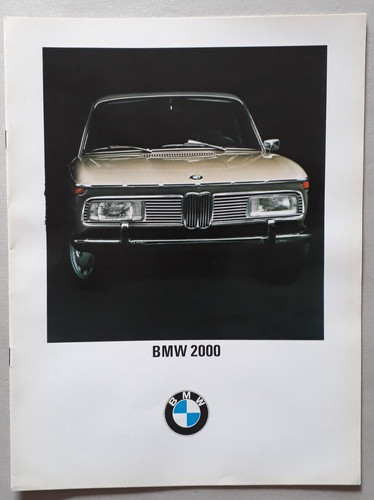 Brochure bmw 2000 berlina 1968 - brochure,