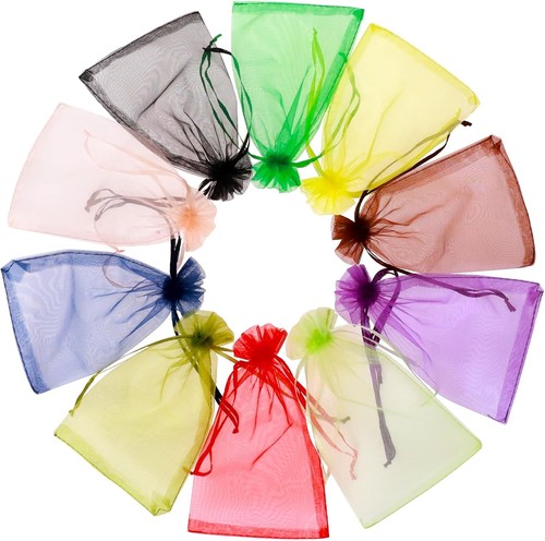 100 pezzi sacchetti - , organza