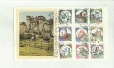 136417 RARA BUSTA FILATELICA I CASTELLI D' ITALIA 