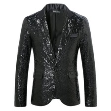 Giacca blazer uomo paillettes