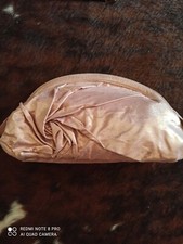 Borsa poschette" TOSCA BLU "  a mano  tessuto oro rosa pari a nuova