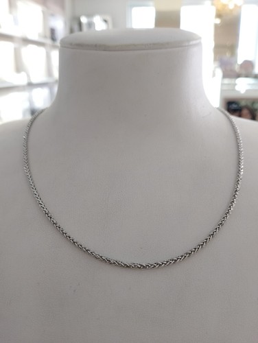 Collana oro bianco uomo - collana,