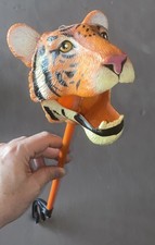 Giocattolo da circo testa di tigre animale 18" pincher grabber