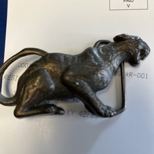 Fibbia cintura ottone vintage