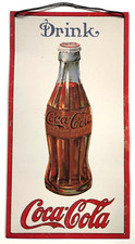 TARGA INSEGNA DRINK COCA COLA VINTAGE