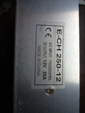 Alimentatore 12V 20A con TRIMMER - switching stabilizzato - ART. FG08