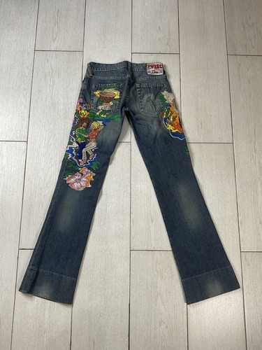 Stivali jeans denim vintage