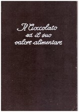 FASCISMO 1933 IL CIOCCOLATO