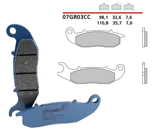 Brembo coppia pastiglie per - coppia,