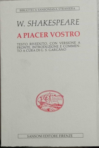 Piacer vostro - a, vostro.