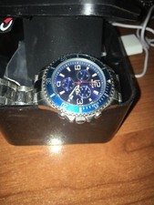 Sector No Limits 230 43mm Cassa Blu in Acciaio, Cinturino Blu in Acciaio,...