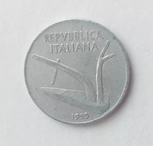 Moneta lire del 1955 - moneta,