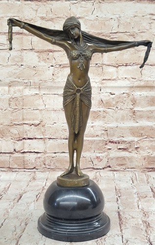 Art deco bronzo statua - deco,