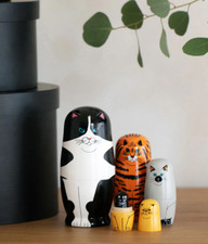 Bambole nido Cat Matrioska -