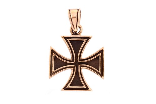 Croce ferro ciondolo baldur - di,