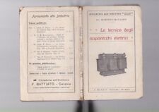 D. Ravalico La tecnica degli apparecchi elettrici - Battiato 1921 manualetti  R
