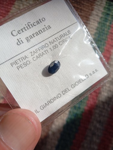 Zaffiro naturale 1ct promo - 1ct,