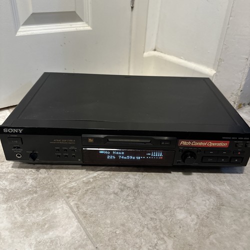 Sony mds je530 - minidisc, deck