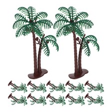 15 Pcs Palma Finta Miniatura Decorazione Micropaesaggistica