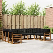 Set di divani da esterno 9 pcs