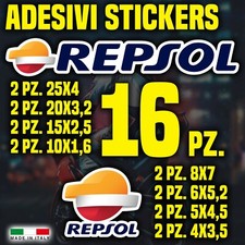 Adesivo Repsol Honda pvc resistente varie grandezze Stickers sponsor tecnico