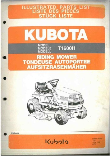 Motofalciatrice kubota t1600h - motofalciatrice,