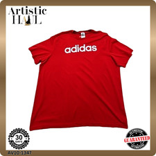 T-shirt Adidas da uomo rossa