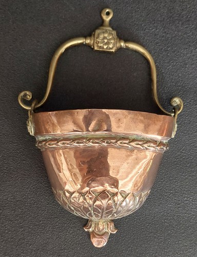 Bénitier cuivre époque - en,