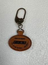 Portachiavi vintage in pelle concessionario FIAT anni 80-90