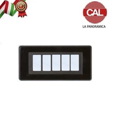 PLACCA 5P NERO serie MAGIC 2205