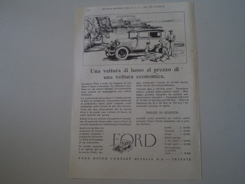 Advertising pubblicità 1928 - pubblicità,