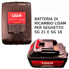 BATTERIA RICAMBIO 21V 4Ah PER SEGHETTO POTATORE ELETTRICO SG21 E SG18 LISAM