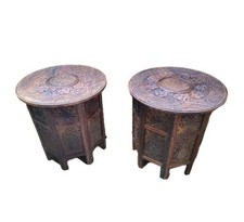 2 tavolini vintage ottagonali