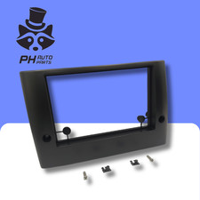 Fiat Stilo (2002-2008) Pannello adattatore fascia radio doppio DIN NERO OPACO