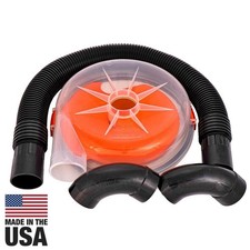 Separatore di polveri ciclonico ad alta efficienza nuovo durevole 12 pollici Diapositiva con 2,5 pollici Pantalone