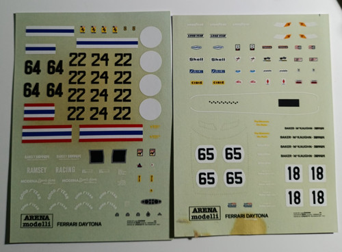 Decals ferrari 365 gtb - decals,