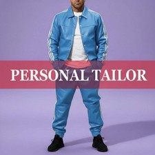 Felpa tuta uomo vera pelle di