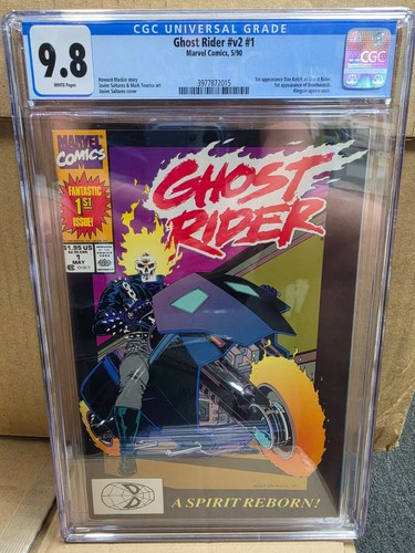 Ghost rider cgc 9 8 - rider, v2