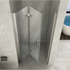 Box Doccia a Nicchia Libro 60 70 80 90 100 8 mm 1 Anta Parete in Cristallo Vetro