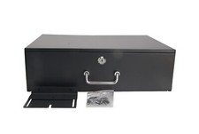 3U Server Cabinet Case 19" Rack Mount con Blocco per Archiviazione sicura di Attrezzature IT, DJ
